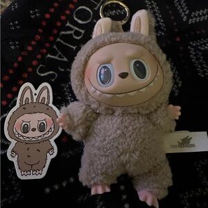 Pop Mart Labubu The Monsters Tasty Macarons Toffee Vinyl Plush Pendant